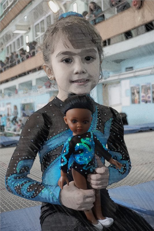 Кукла и ее девочка... Все выше и выше и выше (фото 10)