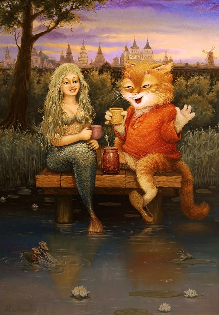Сказочки кота Кузьмы... художник Александр Маскаев