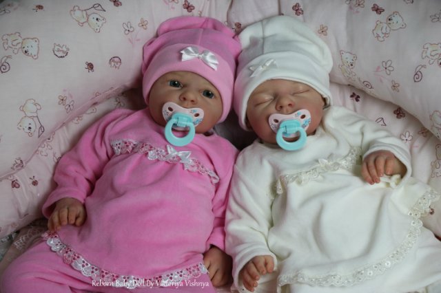 Близняшечки Ноа... Куколки реборн Виктории Вишни