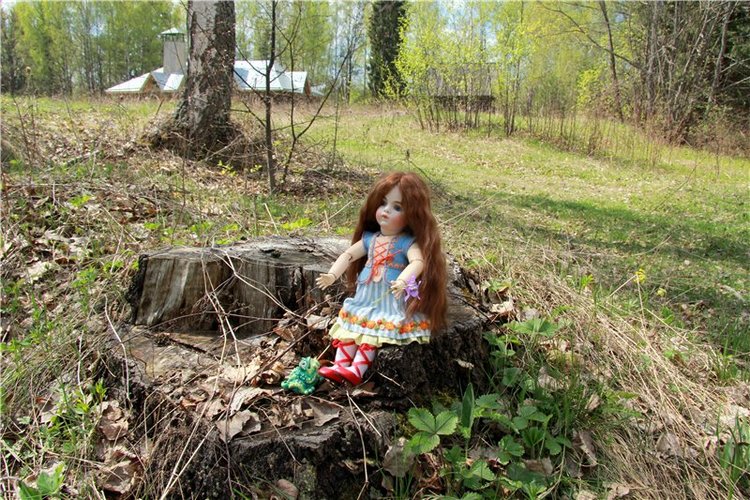 Сказочное Василёво. Реплика антикварной куклы Bébé BRU JNE от автора Branka Schärli