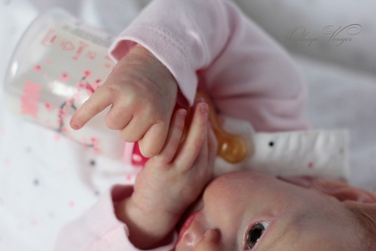 Моя Хлоя, мой любознательный Совенок, кукла реборн Олеси Венгер