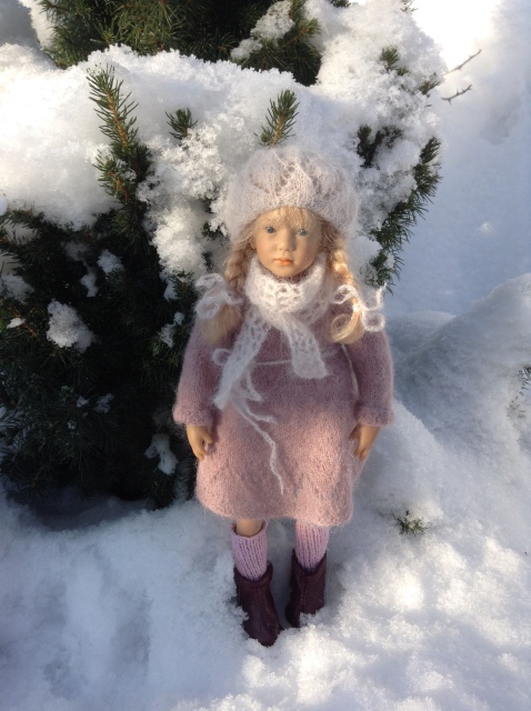 Зимняя фотосессия Сири. Siri mini club A. Himstedt (фото 3)