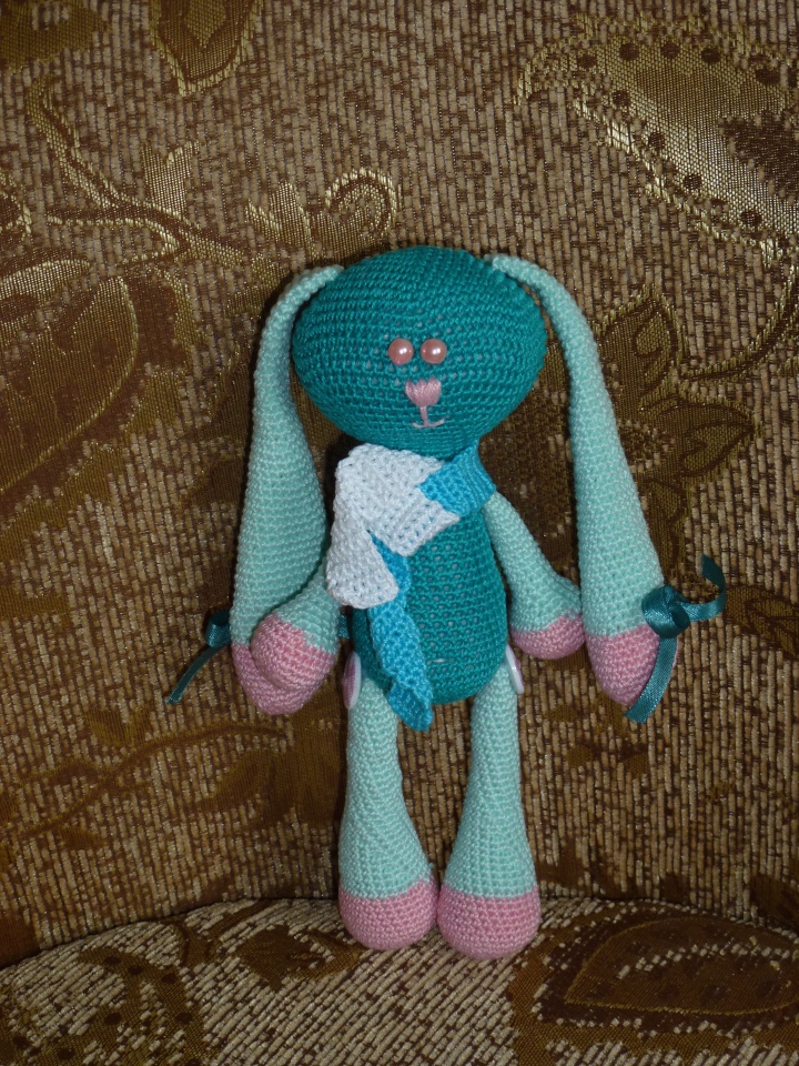 Мой новый авторский вязаный зайка Lien, Лин (фото 5)