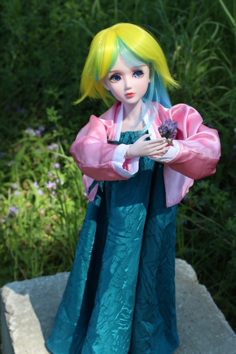 Яркое лето с Анжеликой - Кукла Звезда подиума. ООАК, 5-ый молд, 60 см (фото 10)