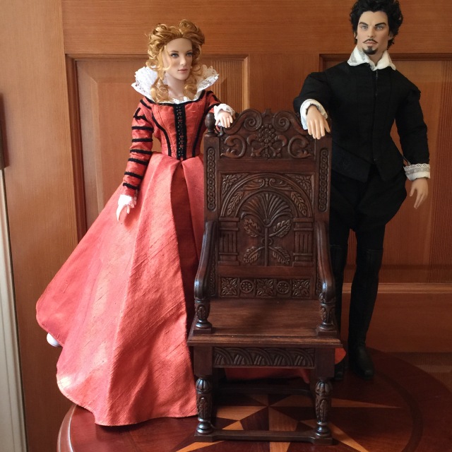 Эксклюзивный стул-трон Елизаветского периода (фото 5)