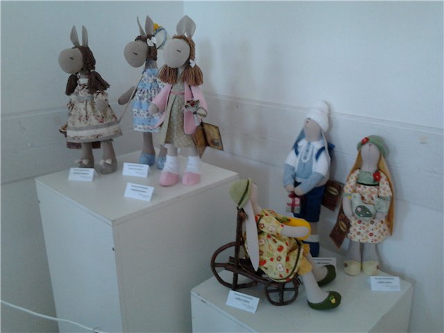 Выставка авторских кукол и медведей Тедди "Кукольный вернисаж" в Нижнем Новгороде 2012, часть 3