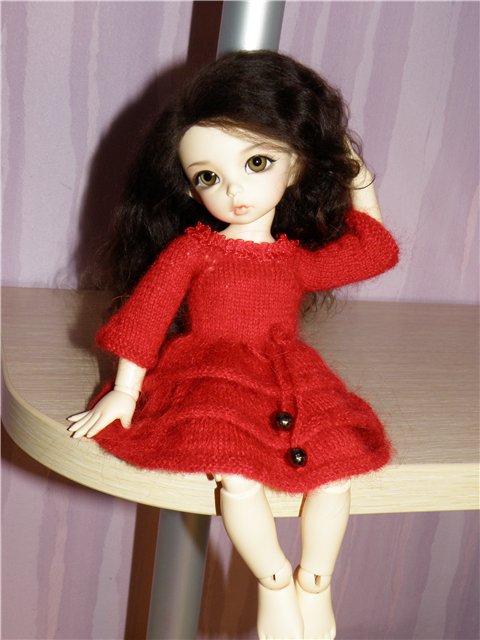 Девочка в красном — Куклы Fairyland (ФэйриЛэнд): BJD (БЖД) (фото 7)