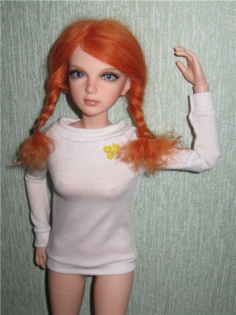 Золотые ручки 2. Паричок для куклы БЖД Iplehouse JID Leona
