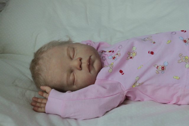 Белокурый ангел - Ребекка 2. Куклы реборн Виктории Вишни (фото 6)