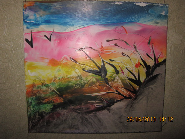 Энкаустика или как мы рисовали.... утюгом (фото 2)