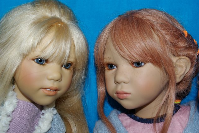 Сравниваем кукол Annette Himstedt 2002 и 2004 года. Efi, Pauline (фото 5)