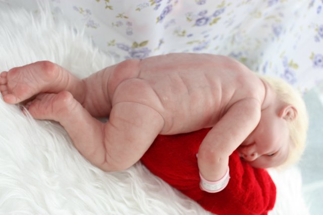 Реборн из Беренджер, нежность в пелёнках (фото 3)