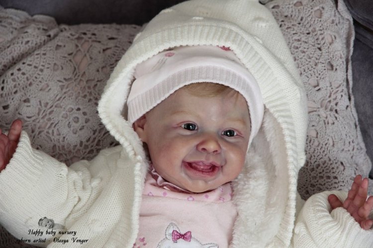 Мой солнечный лучик, моя радуга, мое счастье, моя Милена, Миленочка, Милеша. Кукла реборн Олеси Венгер