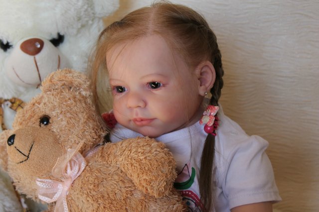 Моя милая Мариночка! Малышка реборн из молда Camille