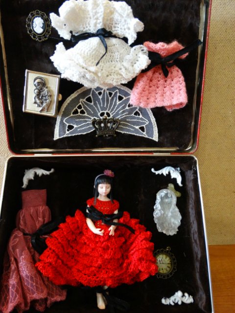 Моя Дюймовочка — Антикварные куклы Mignonette (Миньонетта): карманные (фото 10)