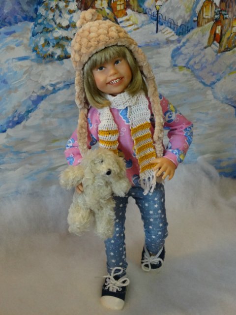 Зимняя прогулка Лизы — Куклы Julie Fischer (Джулия Фишер): Zapf Creation (фото 3)