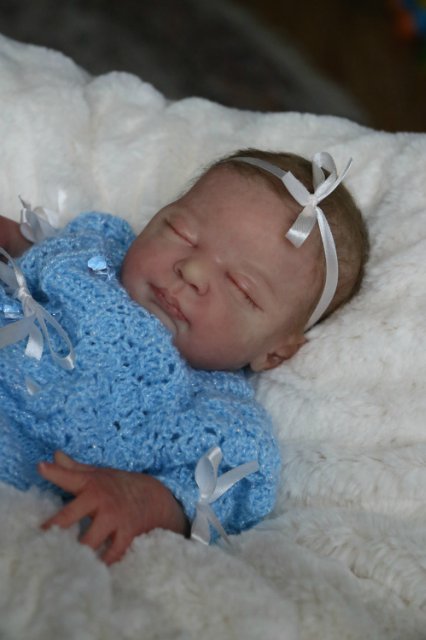 Спящая малышка Рози 2. Куколка реборн Виктории Вишни