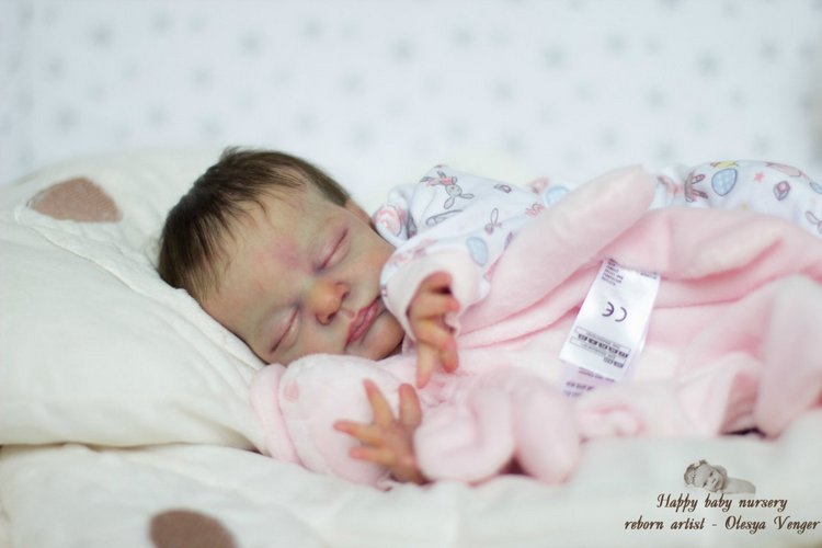 Кроха Торопыжка, недоношенная малышка Рози. Кукла реборн Олеси Венгер