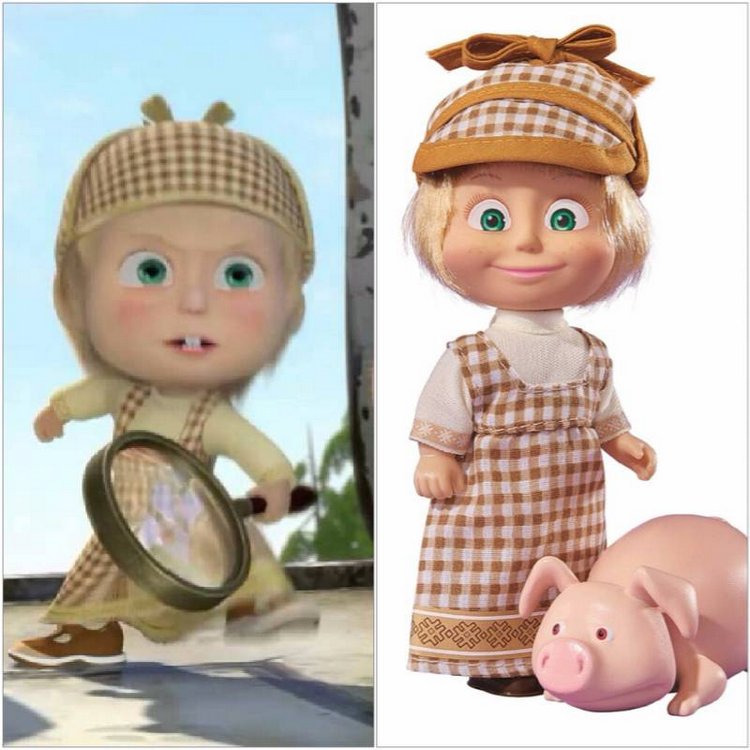 Новые Машки в кармашке — Куклы Маша и Медведь (Simba): Маша в кармашке (фото 7)