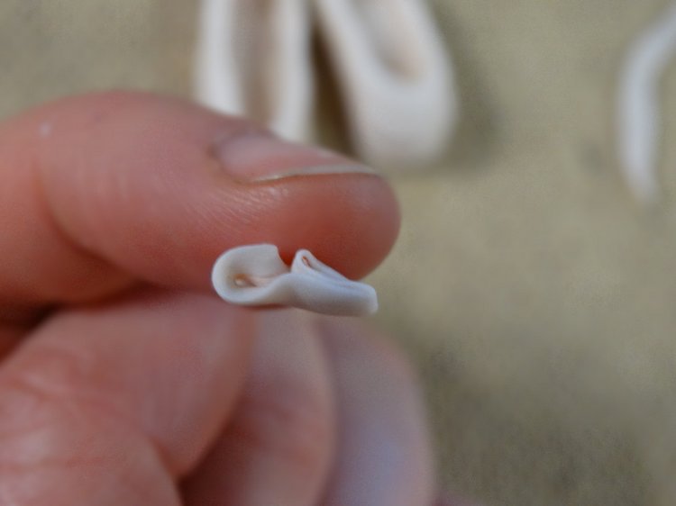 Туфельки из запекаемого пластика для кукол