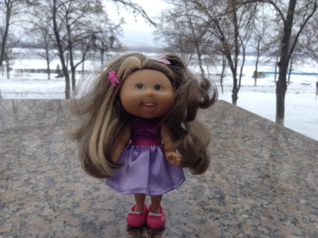 Зимняя фотосессия Копытки (Schalkau ) и капустки Лилочки Cabbage (фото 6)