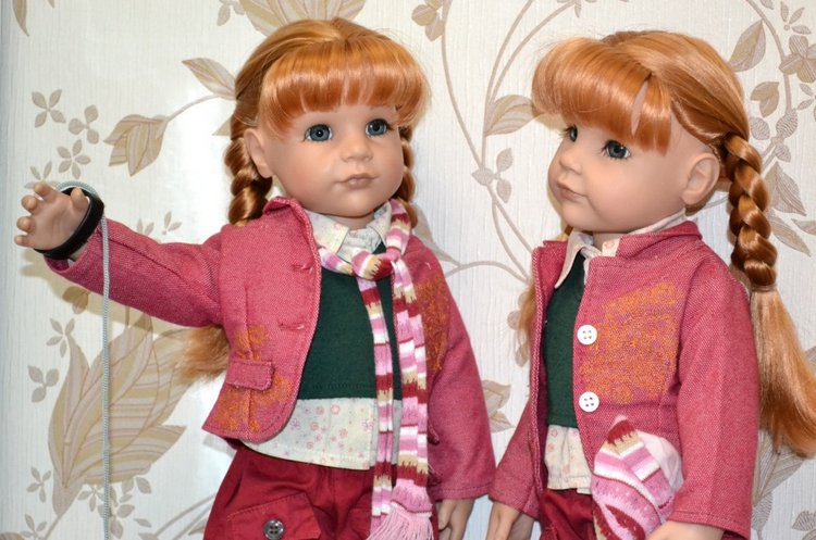 Очаровательные Сарочки-близняшки. Рыжульки 2006 года и Садовницы 2004 года