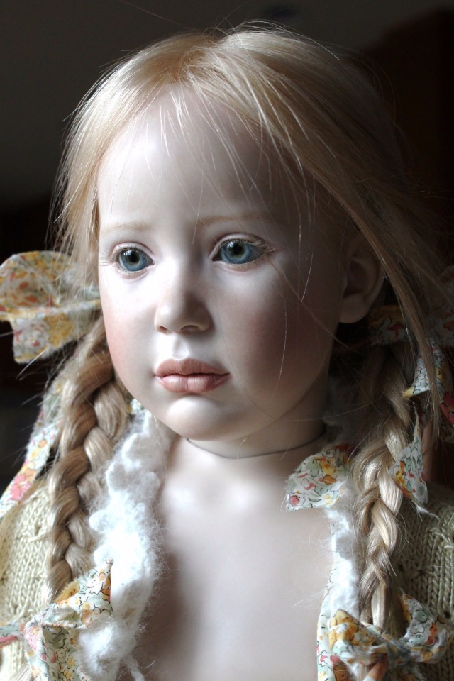 Процесс создания фарфоровых кукол - Джинн Гросс (Jeanne Gross). Часть Часть седьмая - Дети Цветов