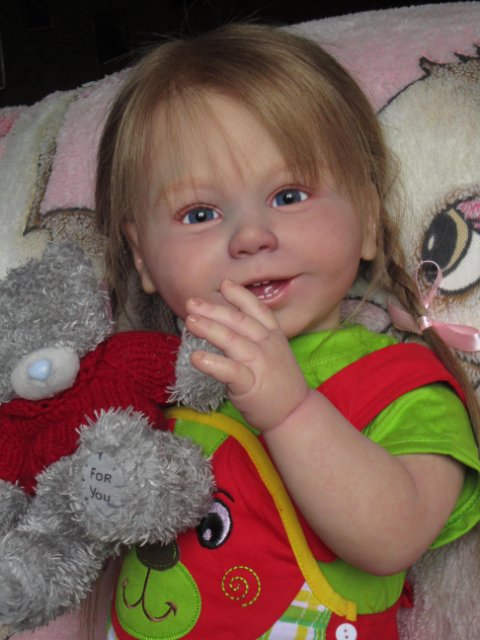 Оторвыш Сьюзон и крошка Виктория. Куклы реборн Светланы Преображенской (фото 7)