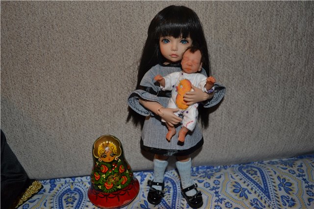 Как Татьяна и Ева примеряют новые платья. Iplehouse BJD Elin (фото 8)