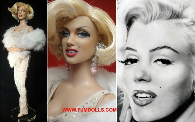 Мэрилин Монро и куклы с портретным сходством. Marilyn Monroe dolls (фото 10)