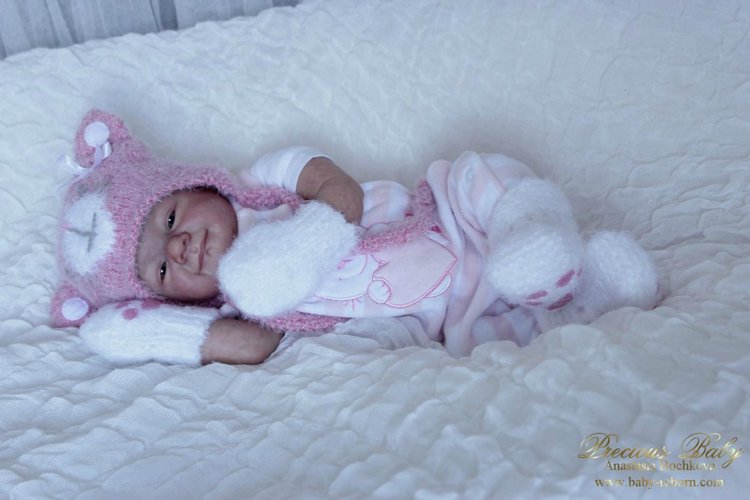 Мой маленький котёнок! Кукла реборн Анастасии Бочковой