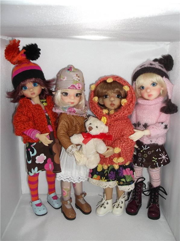 Такие разные мелкие! Ушастые и нет. Коллекция БЖД от Kaye Wiggs