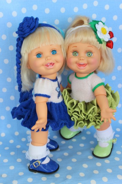 Салли и Мия мои любимочки Galoob baby face