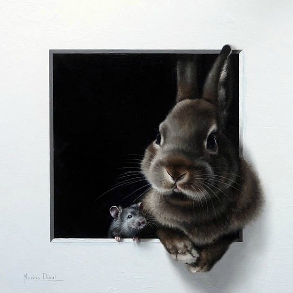 Животные в живописи Марины Диул (фото 3)