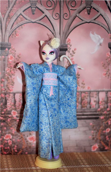 Мой первый топик. Кимоно для куколки Monster High (фото 4)