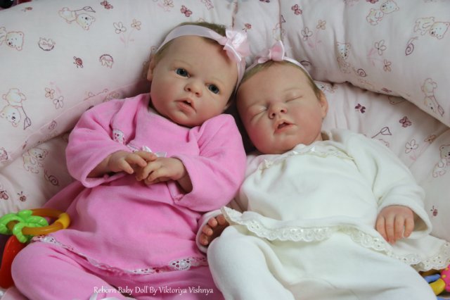 Близняшечки Ноа... Куколки реборн Виктории Вишни