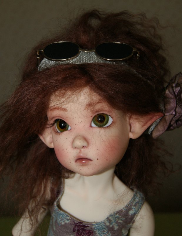 Ошеломительная эльфийка Аннабель - ООАК handsculpted doll by Kaye Wiggs