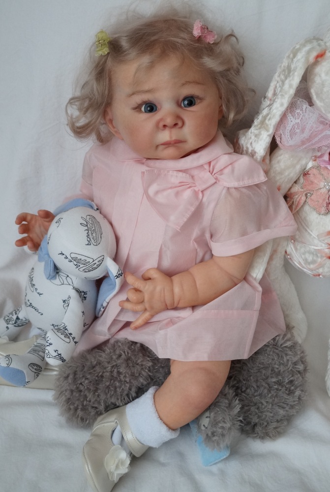 Лизонька. Маленькая шалунья. Кукла реборн Наталии Коноваловой