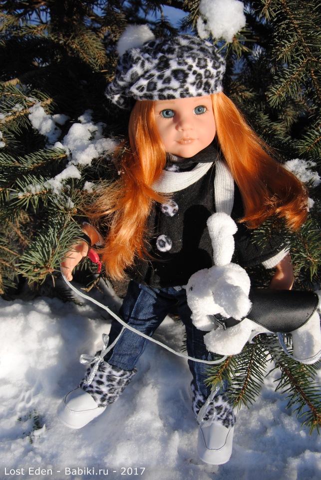 Самая красивая Рыжая. Сара с собачкой 2009 г от Gotz (фото 8)