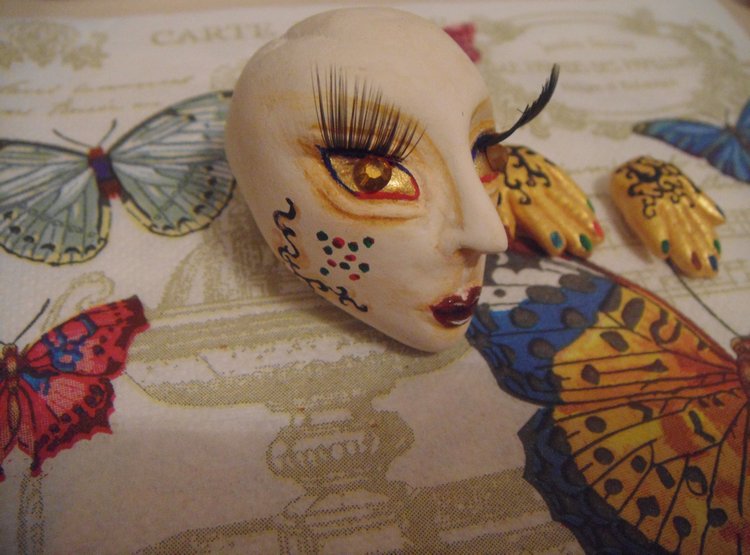 Кукольный эксперимент 4: кукла в смешанной технике