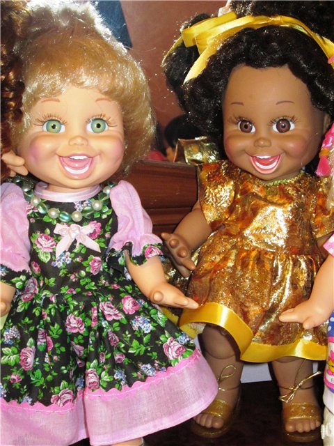 Мои очаровательные малышки бэби фейсики. Galoob Baby Face doll (фото 10)