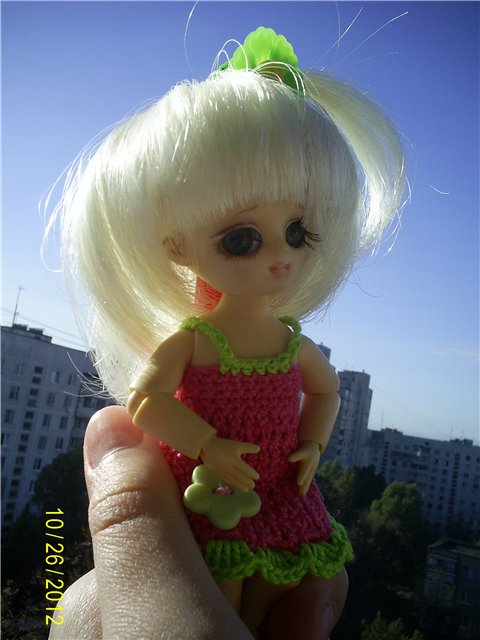 Наряжались, наигрались - и немного показались. Обновки для куклы БЖД (фото 3)