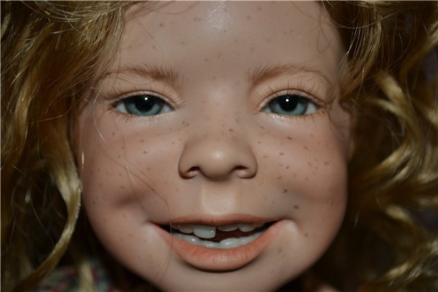 Солнышко в фарфоре! Аннушка от Heidi Plusczok