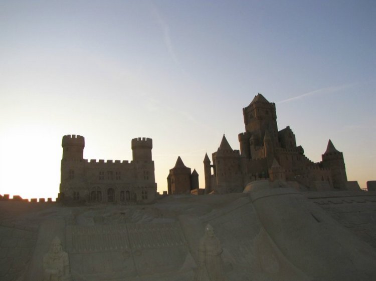 Замки из песка. Путешествие по Схевенингену (Scheveningen, Holland)