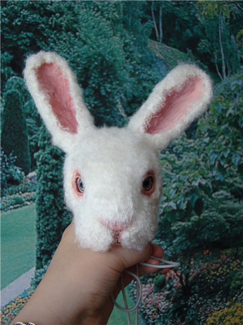 Белый кролик по мотивам рассказа об Алисе. Авторская кукла Кондрашовой Ирины (фото 5)