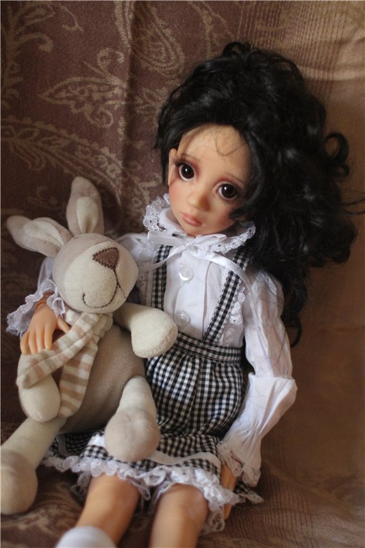 Сегодня ко мне приехала очаровательная девочка