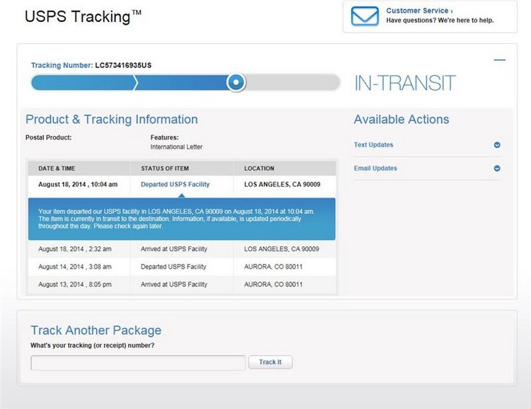 Отслеживание посылок из США в Россию. Памятка (фото 10)
