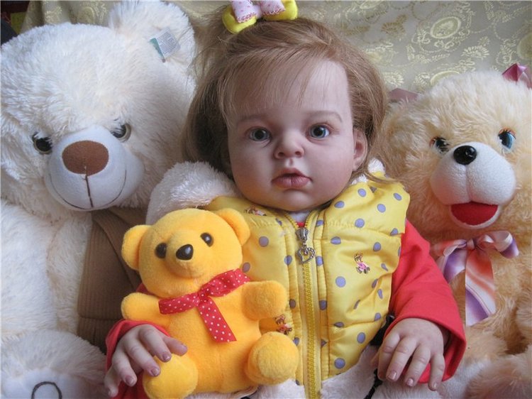 Милая улыбашечка Анечка. Кукла реборн Морозовой Анны