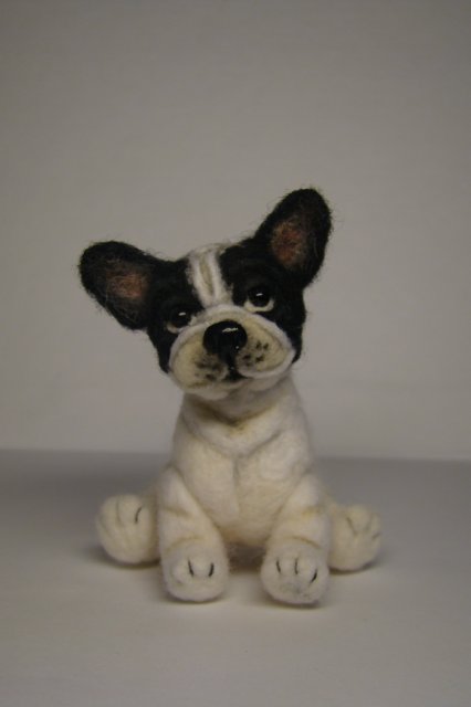 Маленький, но важный. Авторская игрушка валянием из шерсти (фото 5)