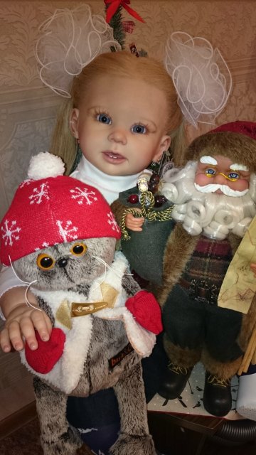 Мое солнышко - малышка Джастина из молда Бонни by Linda Murray